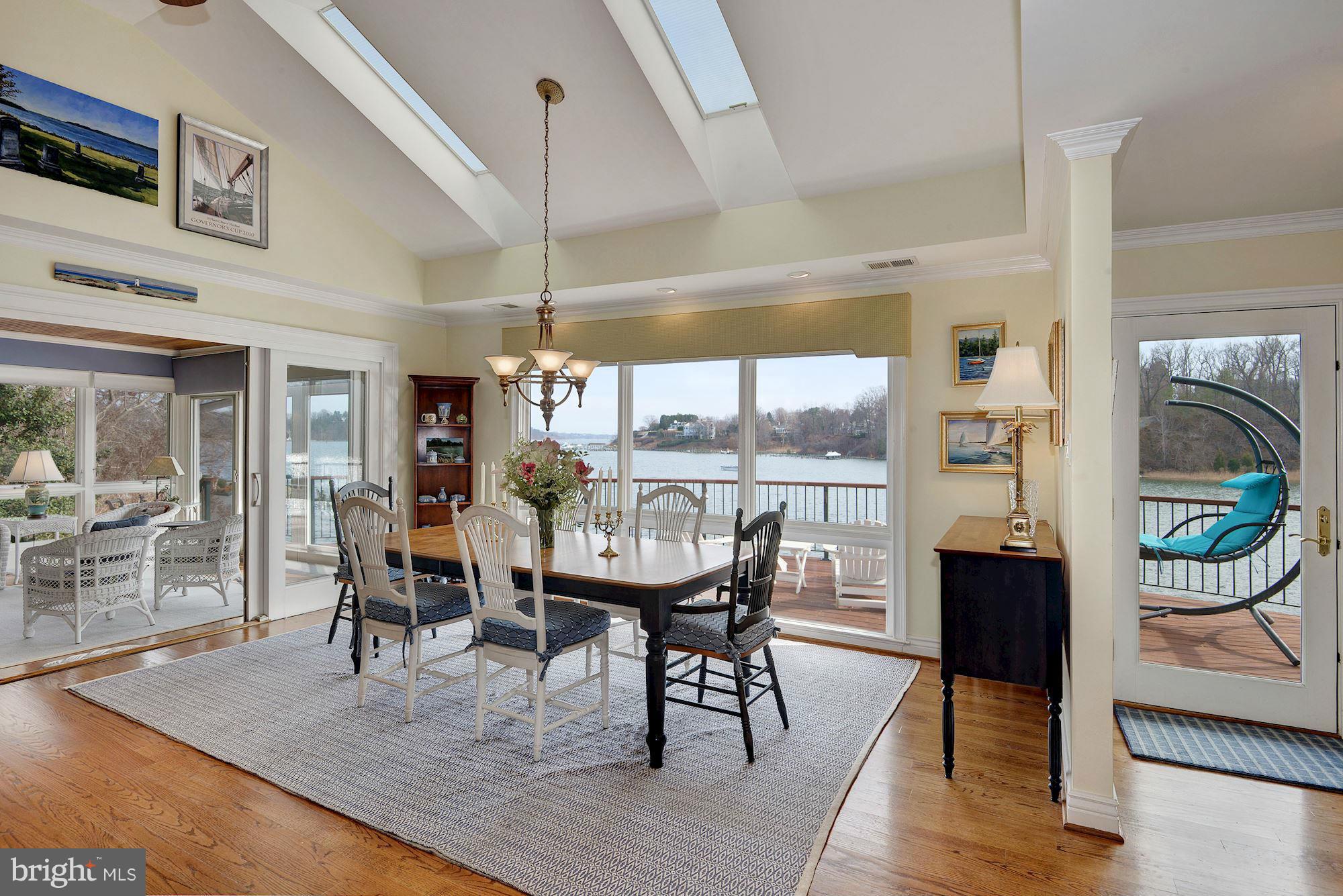 747 Robin Hood Road Annapolis, MD 21405 - Photo 6 of 29 Dining Room with Severn River views