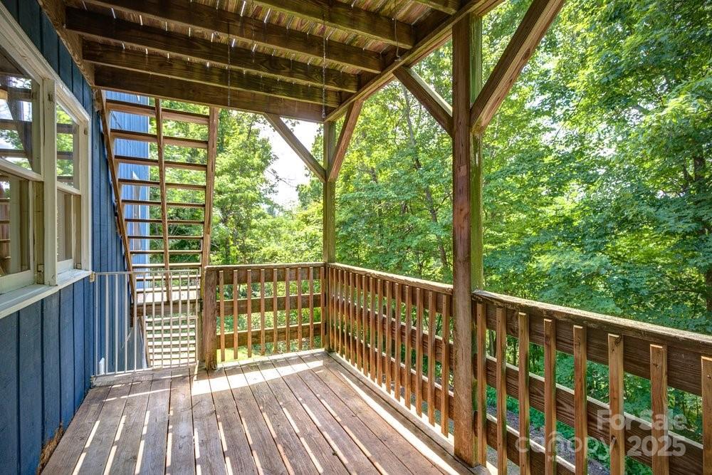 573 Margot Road Boone, NC 28607 - Photo 2 of 15 a view of a wooden deck