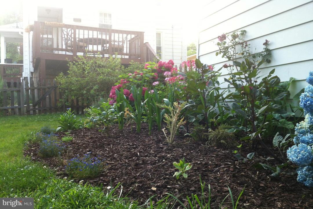 103 Mallow Hill Road Baltimore, MD 21229 - Photo 22 of 27 a view of a garden with a building