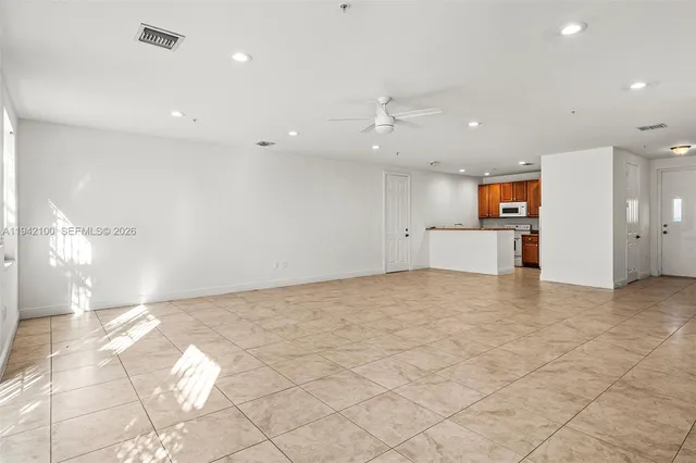 a view of empty room