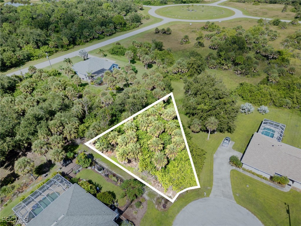254 Spring Drive Rotonda West, FL 33947 - Photo 12 of 13 an aerial view of a backyard