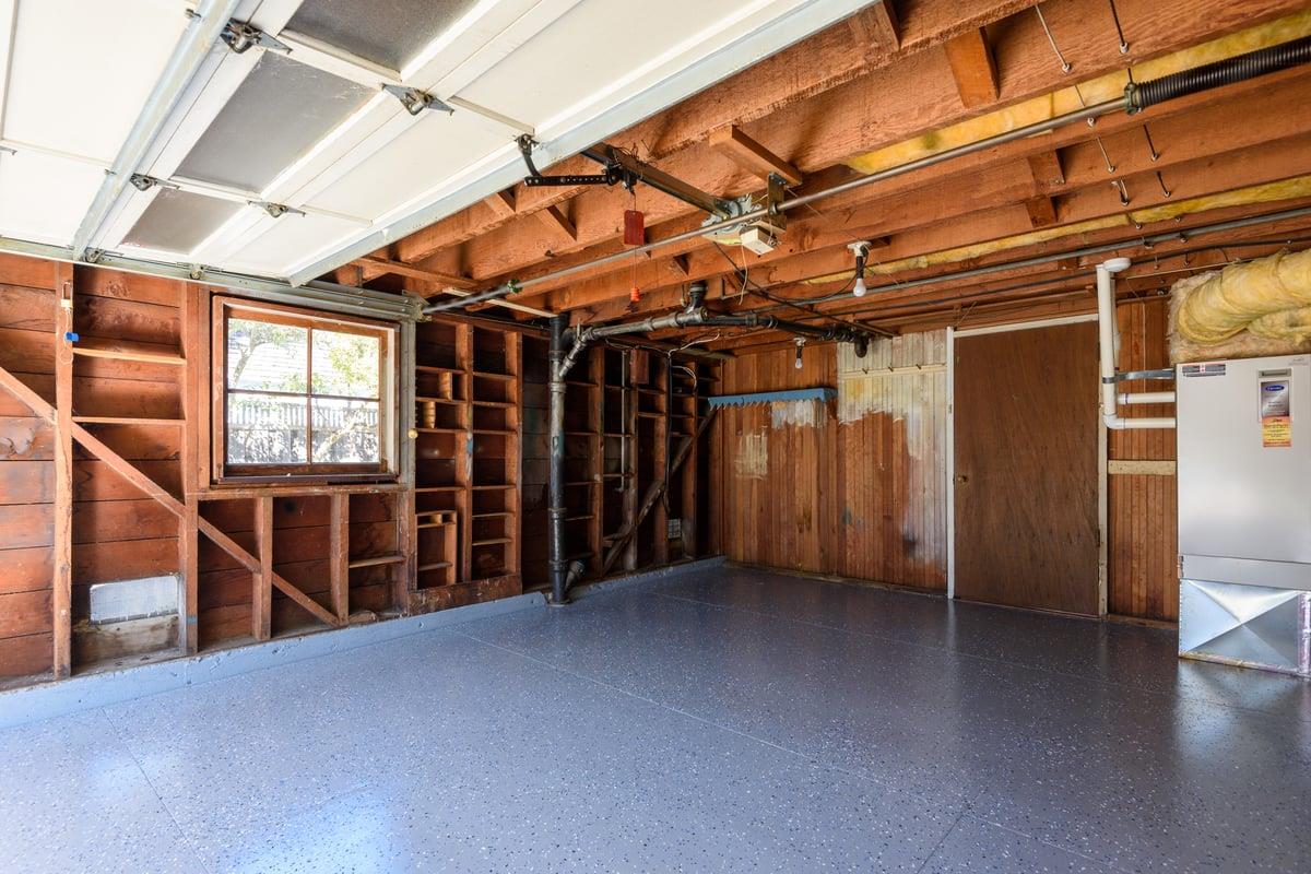 424 Bloomfield Road Burlingame, CA 94010 - Photo 14 of 14 a view of an empty room with wooden walls