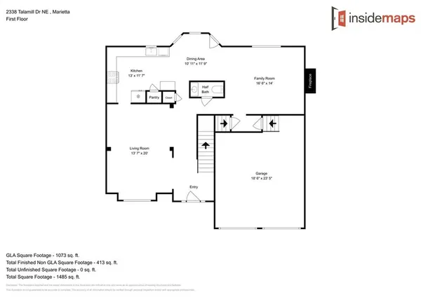 $3,590 | 2338 Talamill Drive Northeast, Marietta, GA 30066