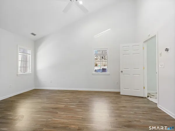 wooden floor in an empty room