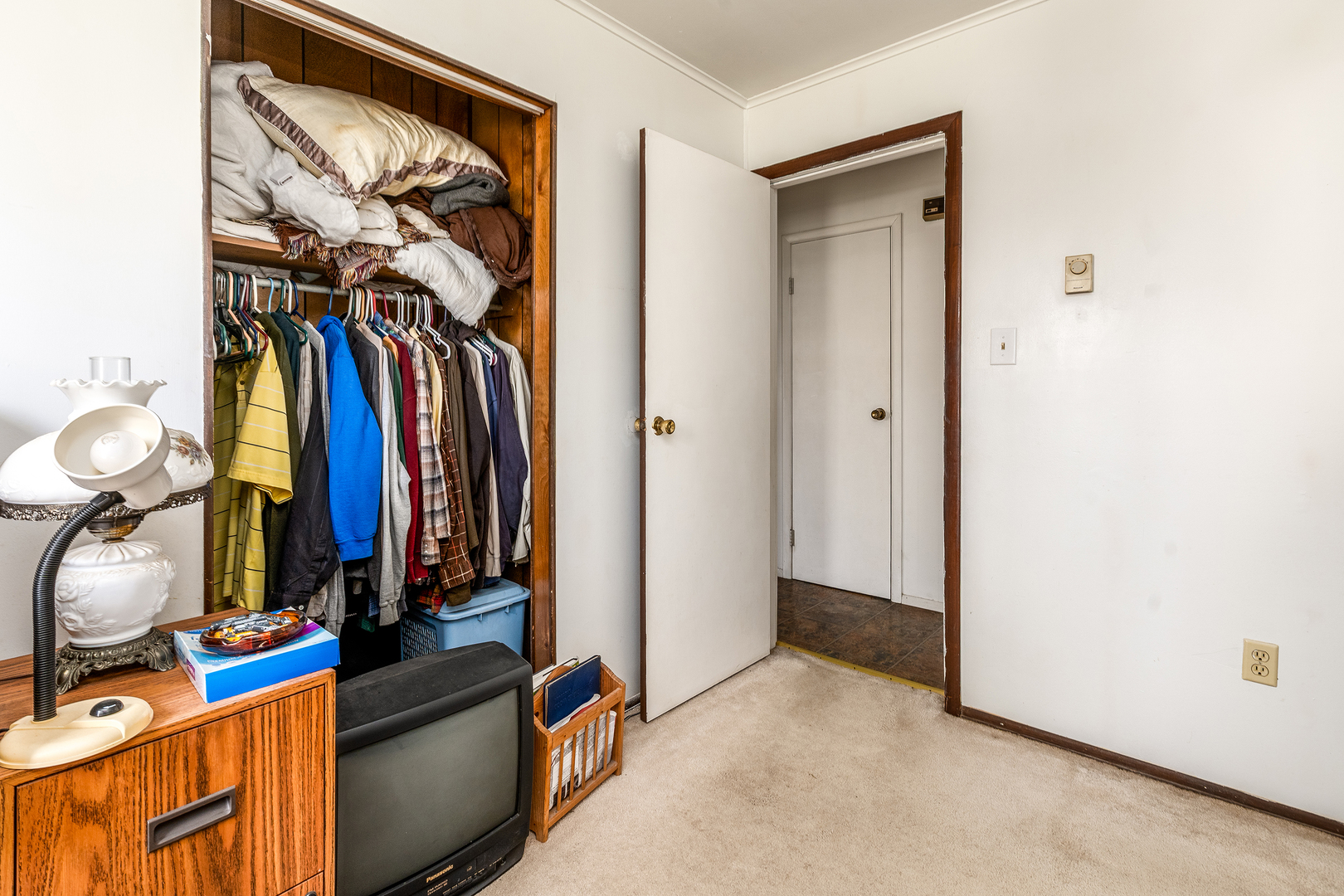 306 White Street Creal Springs, IL 62922 - Photo 19 of 36 a view of walk in closet with clothes