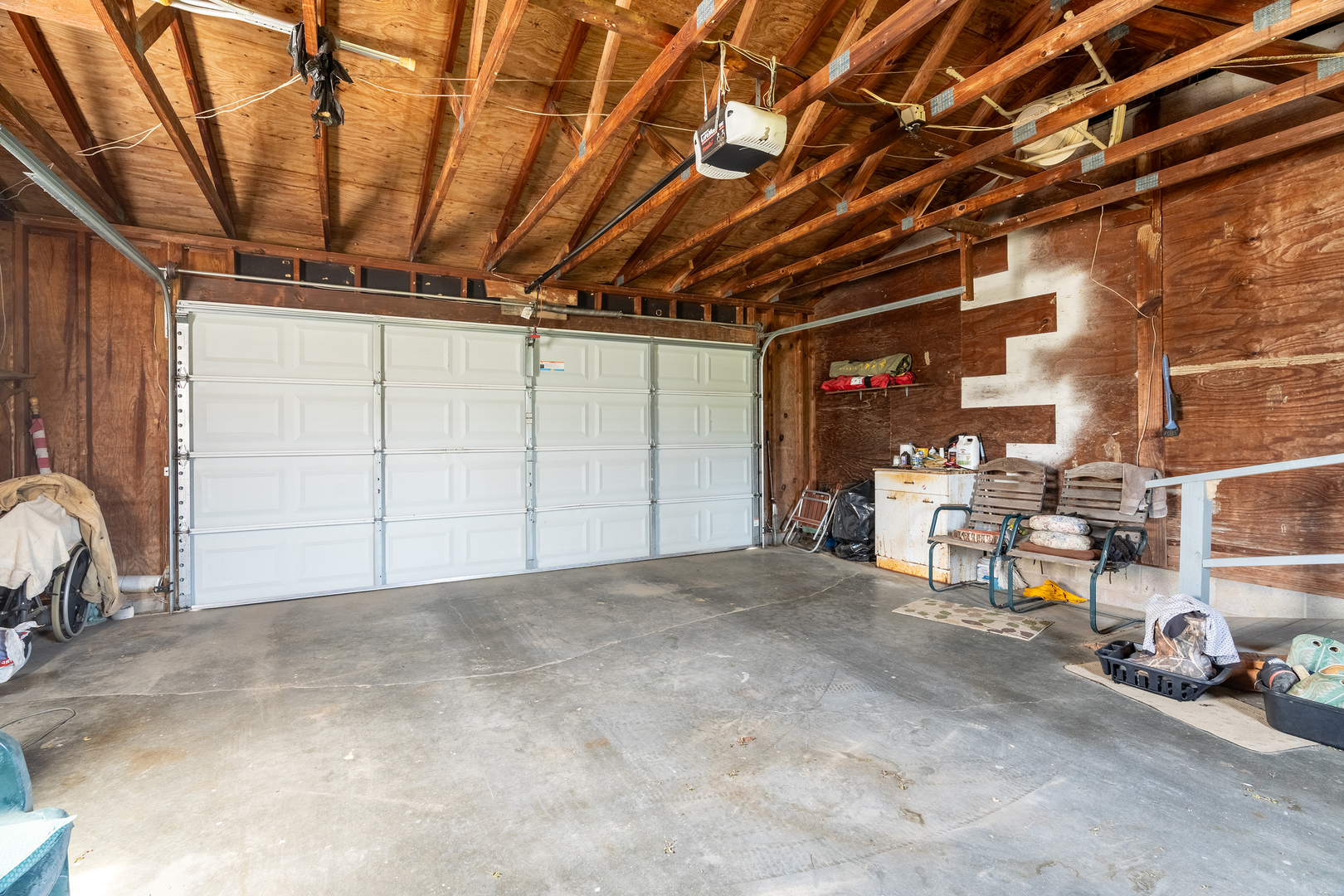306 White Street Creal Springs, IL 62922 - Photo 21 of 36 a view of a room with wooden walls
