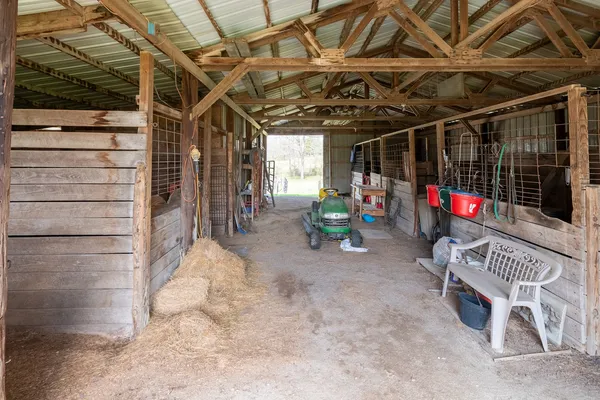 a view of porch with seating space