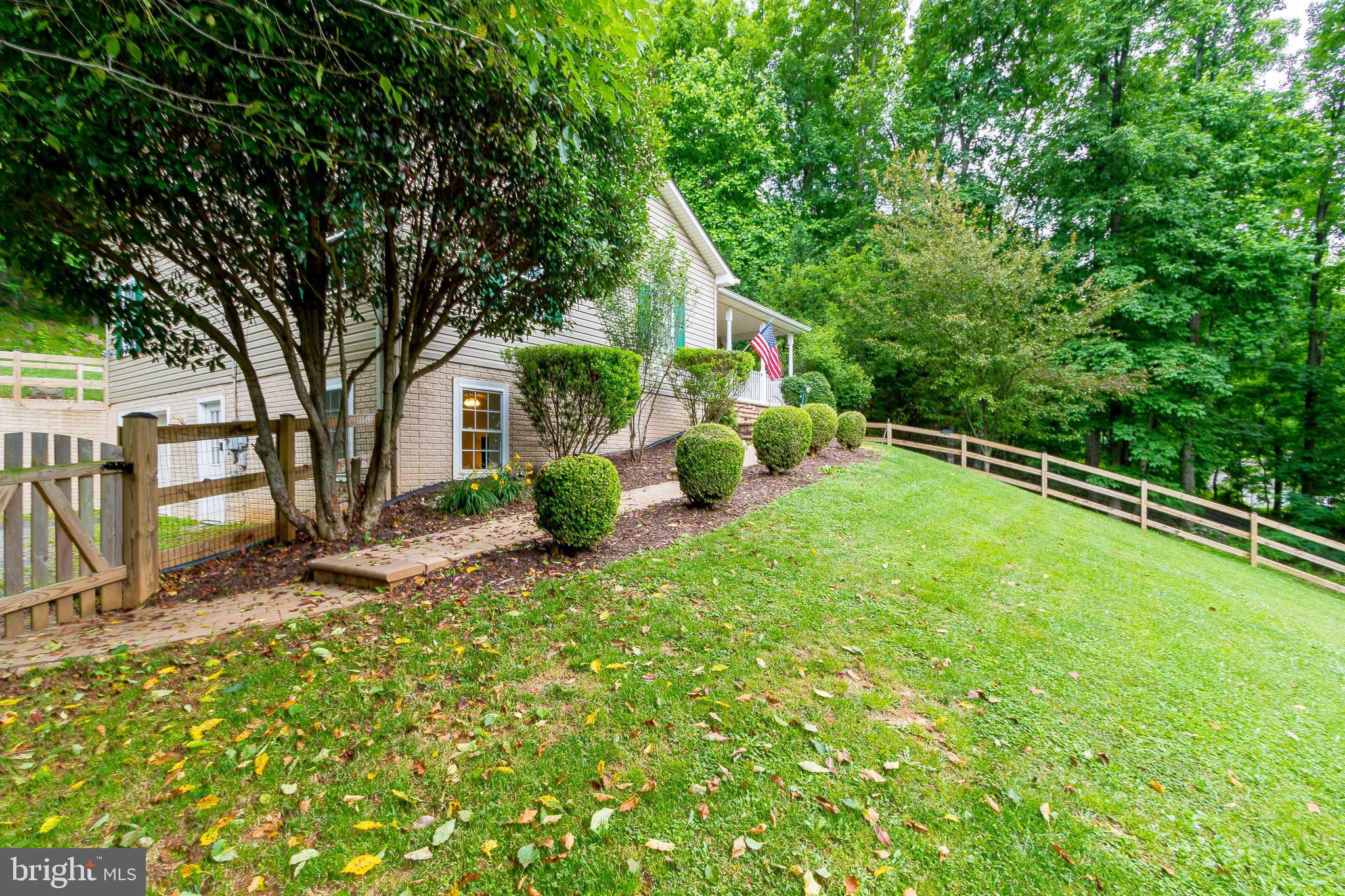 956 Wilderness Road Linden, VA 22642 - Photo 2 of 42 Front of Home with Fully Fenced Yard