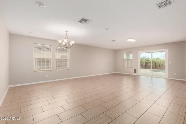 a view of kitchen with furniture and window