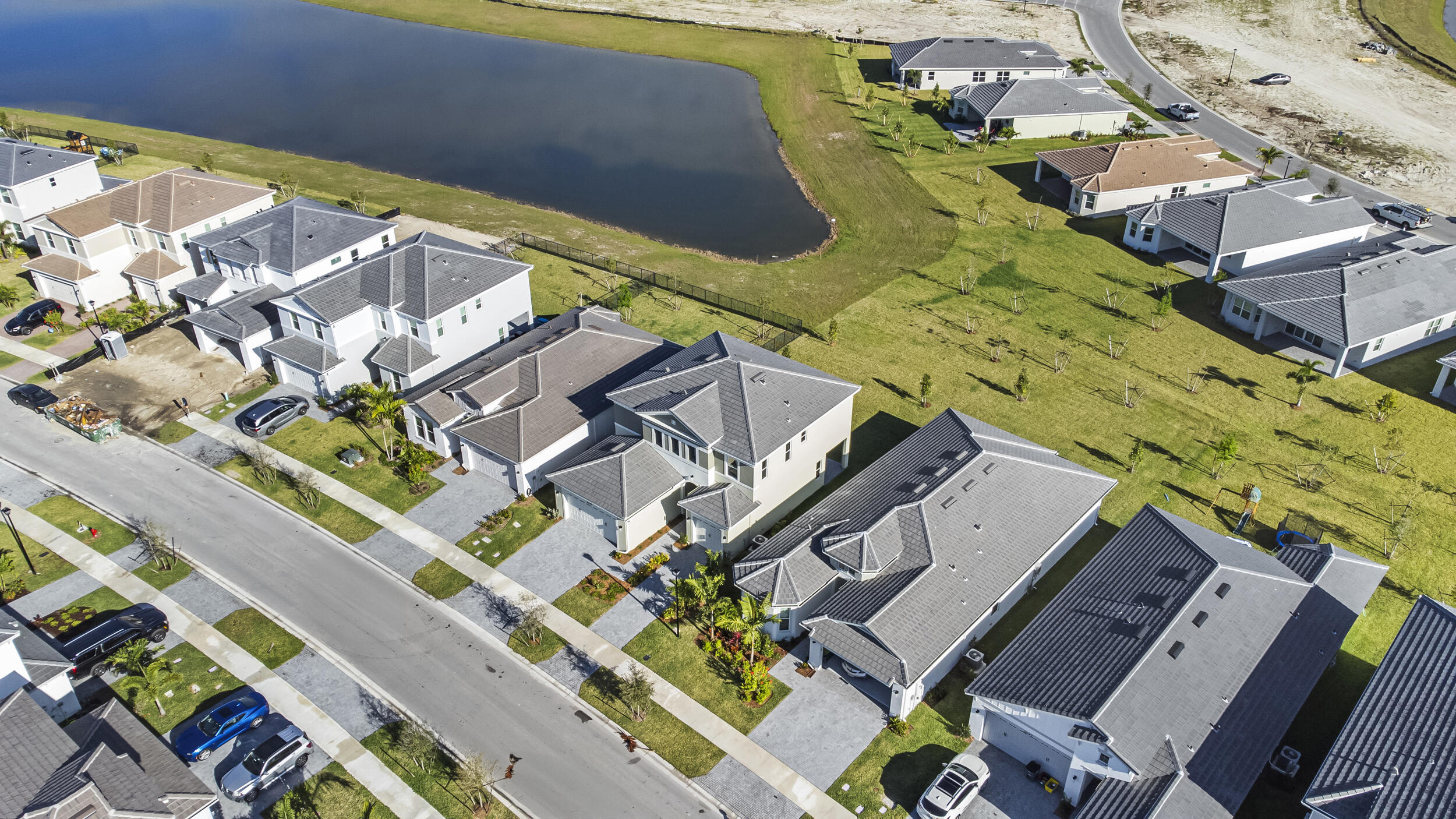 14159 Gray Bark Bend Westlake, FL 33470 - Photo 54 of 87 an aerial view of a house with a garden