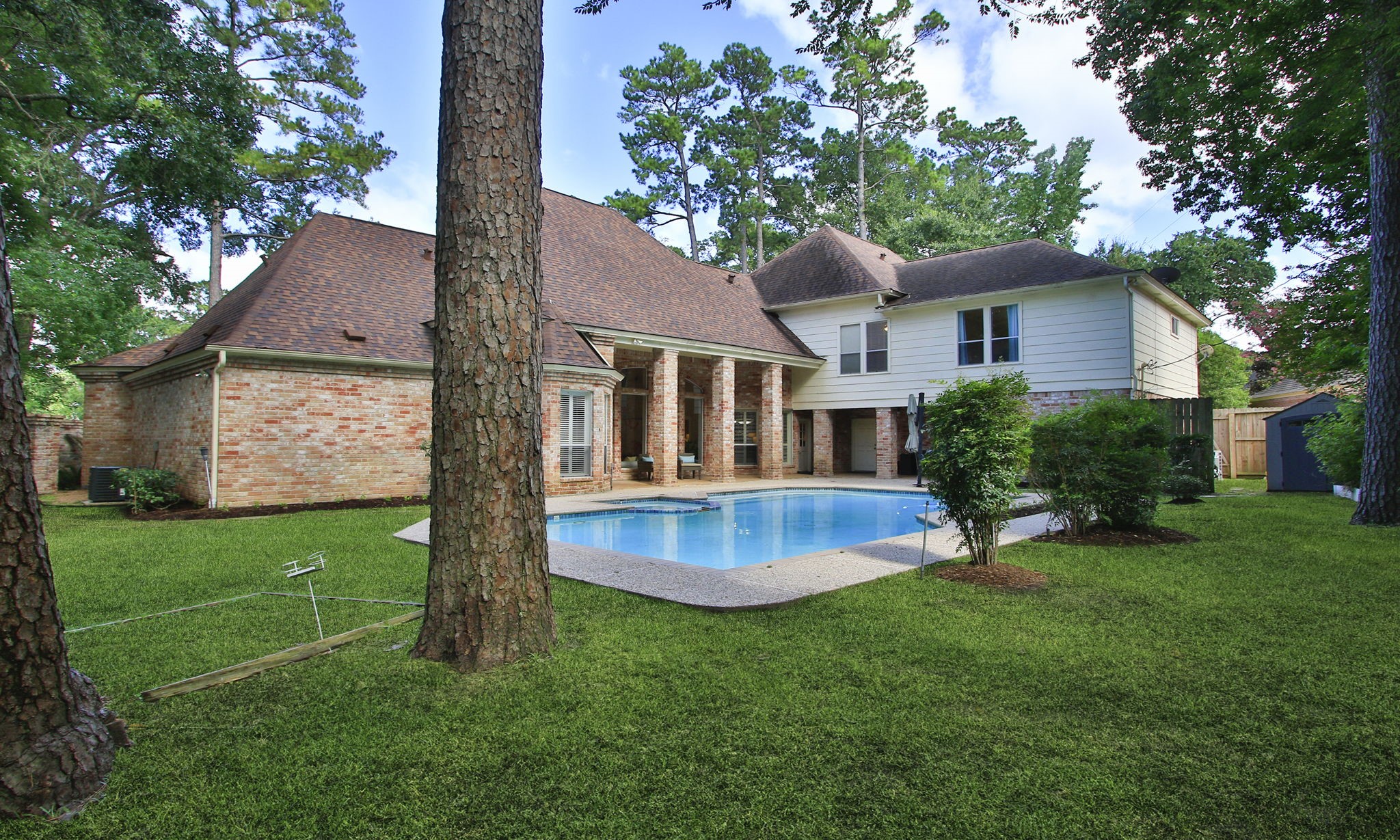 15923 Harwick Drive Spring, TX 77379 - Photo 49 of 50 The yard is 21,078 square feet, almost half an acre of privacy.