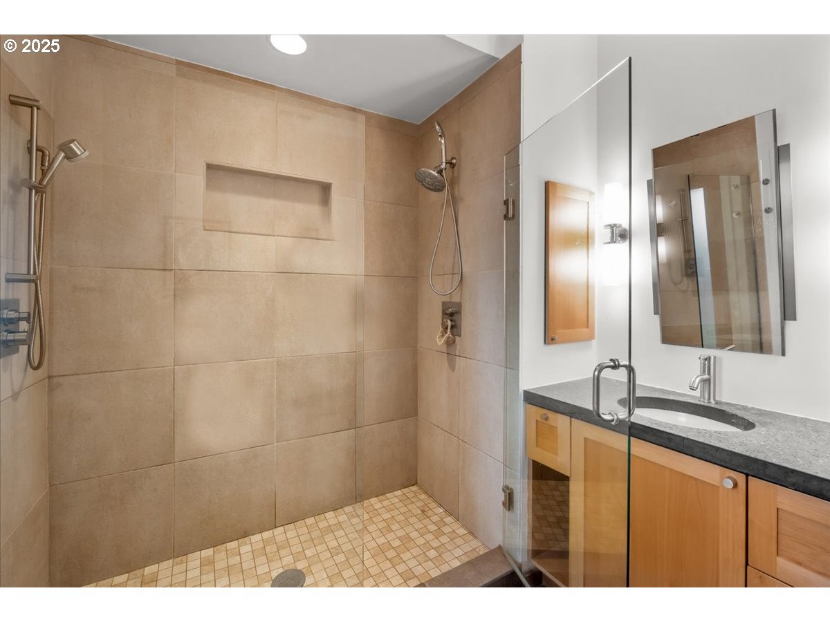 8316 Southeast 7th Avenue Portland, OR 97202 - Photo 20 of 44 a bathroom with a sink and a mirror