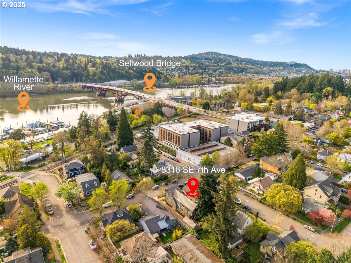 8316 Southeast 7th Avenue Portland, OR 97202 - Photo 3 of 44 a view of city and mountain