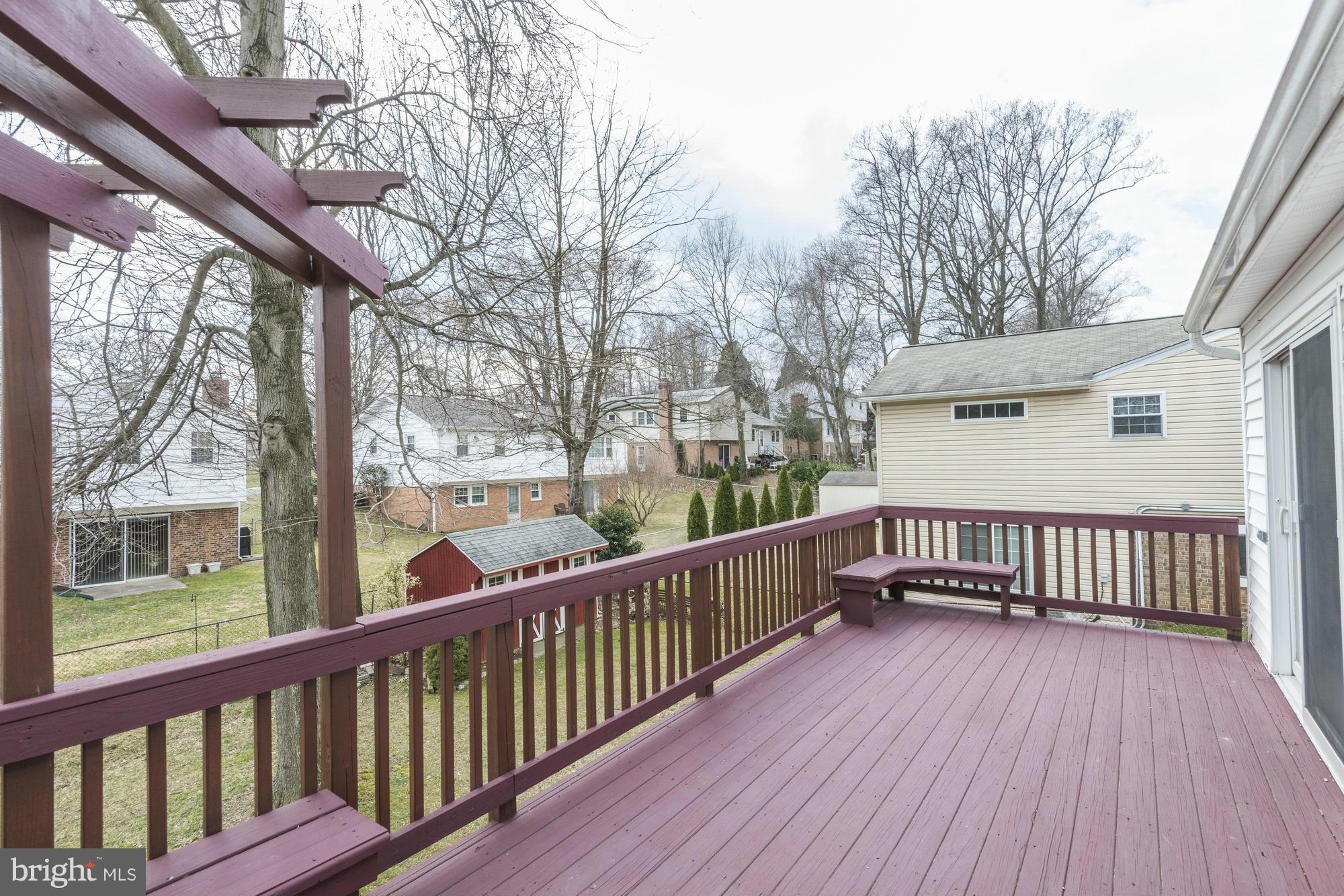 1319 Gresham Road Silver Spring, MD 20904 - Photo 28 of 28 Deck off the Dining Room
