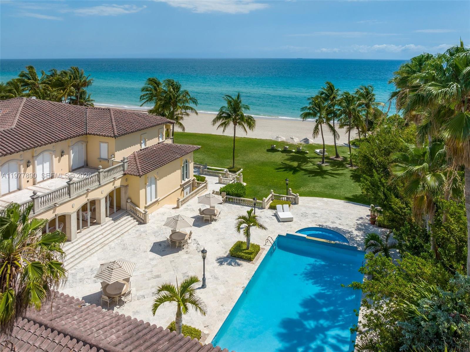 355 Ocean Boulevard Golden Beach, FL 33160 - Photo 5 of 18 a view of yard with patio