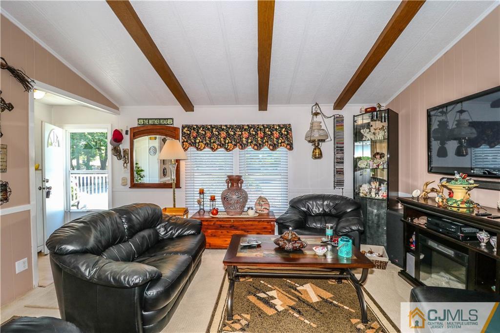 9 Morley Road, Unit 9 North Brunswick, NJ 08902 - Photo 6 of 19 a living room with furniture fireplace and flat screen tv