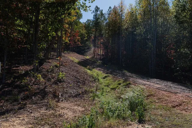 a backyard of a house