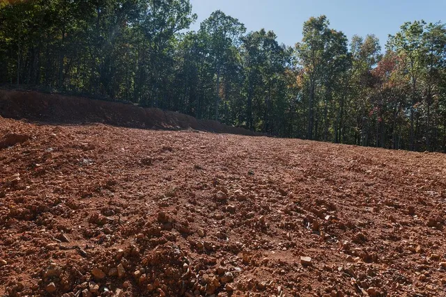 a view of a pathway of a building