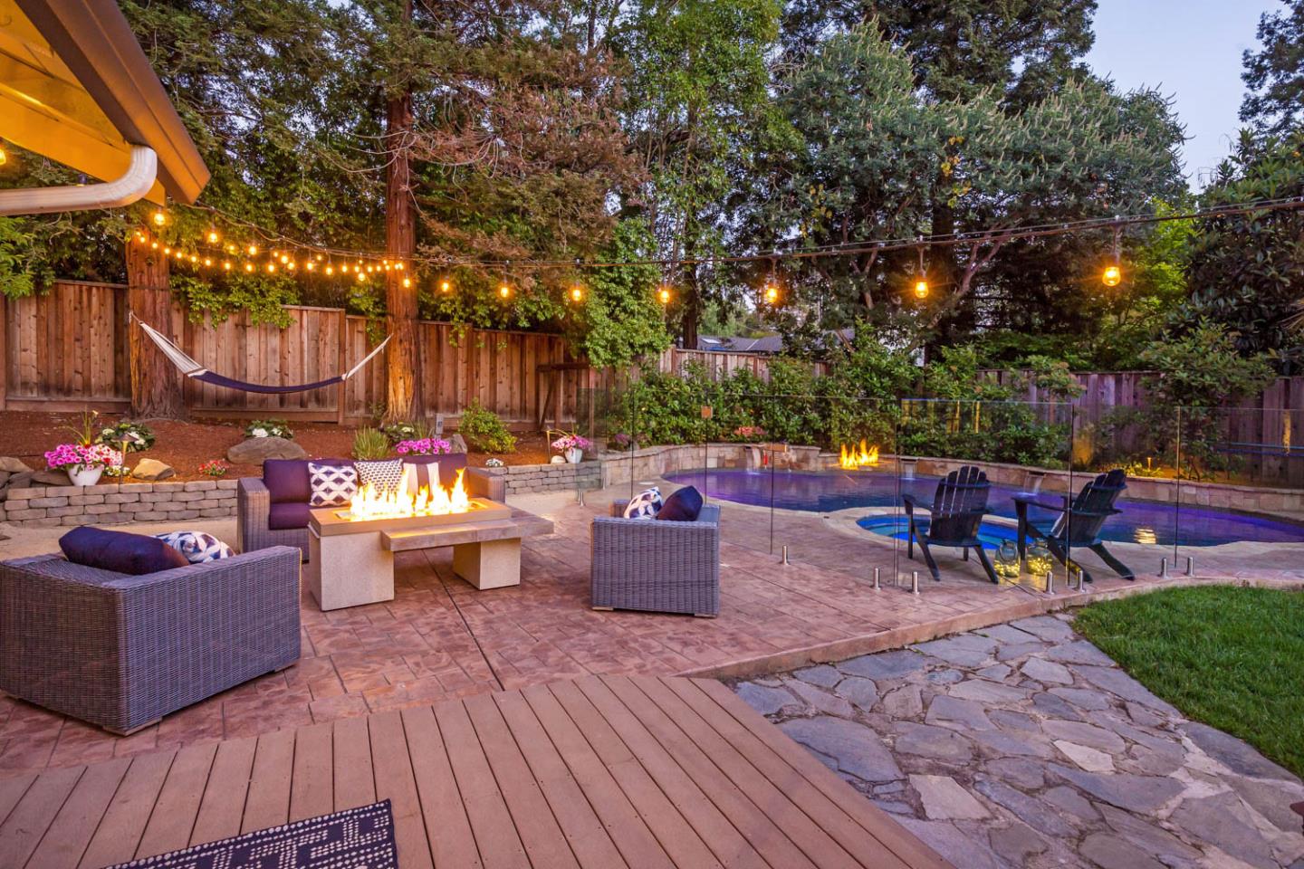 610 Magdalena Avenue Los Altos, CA 94024 - Photo 26 of 38 a view of a patio with couches and potted plants
