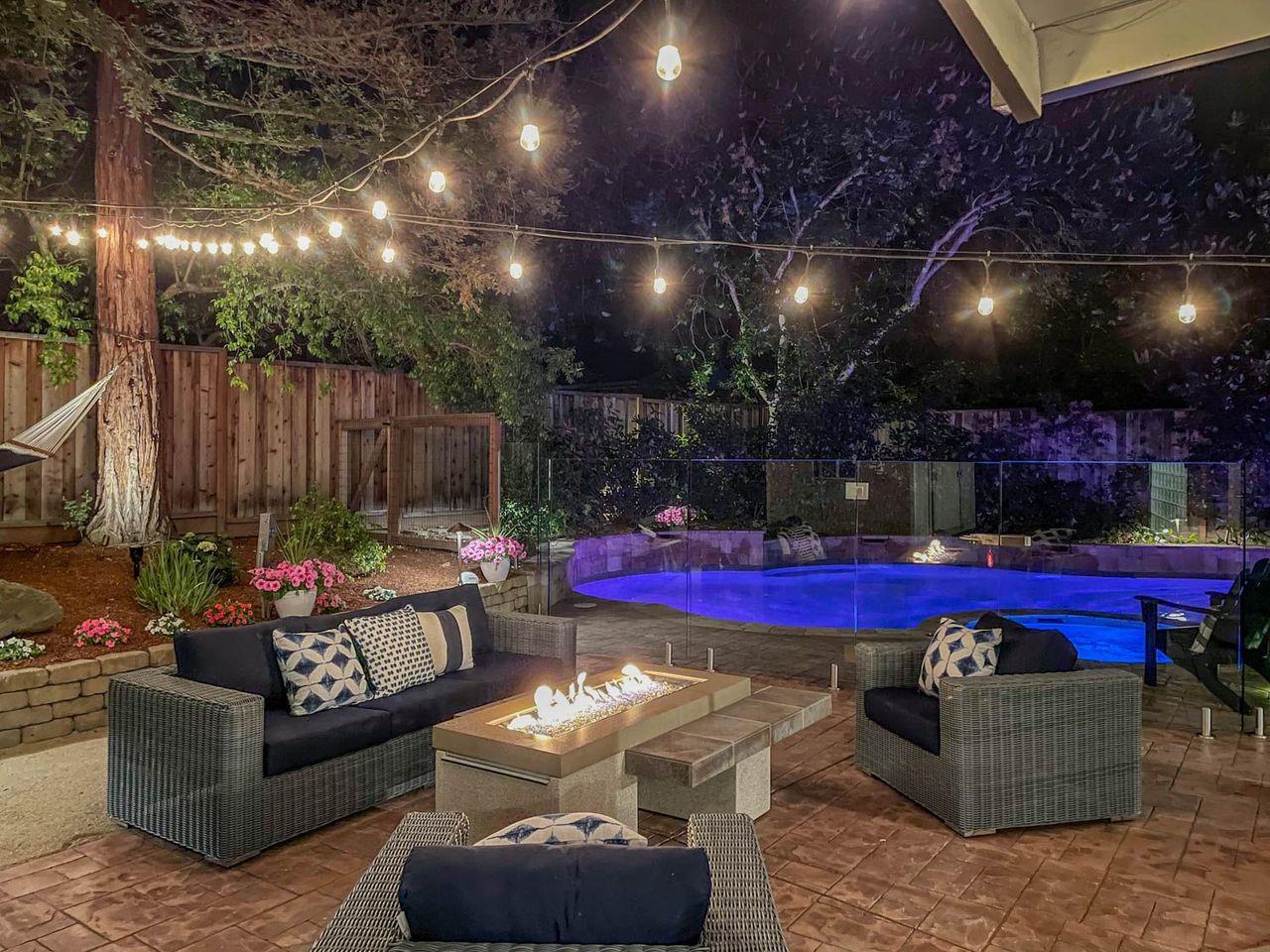 610 Magdalena Avenue Los Altos, CA 94024 - Photo 36 of 38 a building outdoor space with patio furniture and potted plants