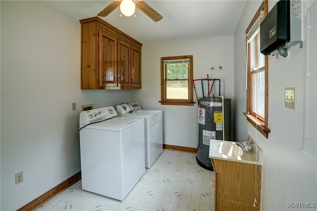 3175 Sandy Hook Road Sandy Hook, VA 23153 - Photo 22 of 27 a utility room with dryer and washer