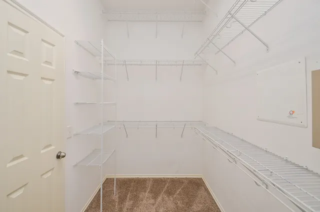 a view of walk in closet