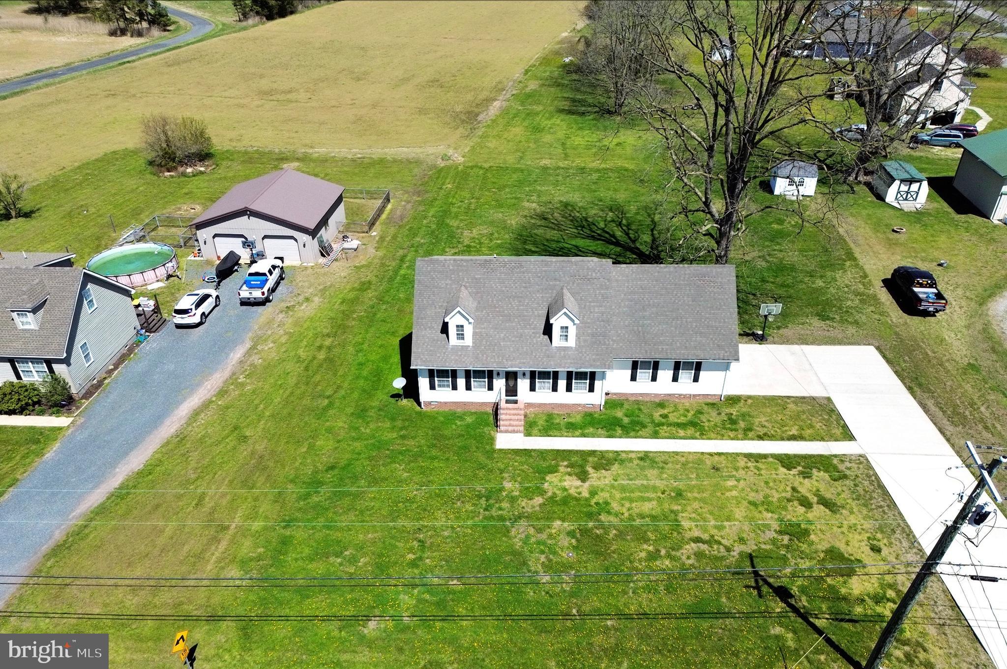 4810 Jacksonville Road Crisfield, MD 21817 - Photo 6 of 38 an aerial view of residential houses with outdoor space