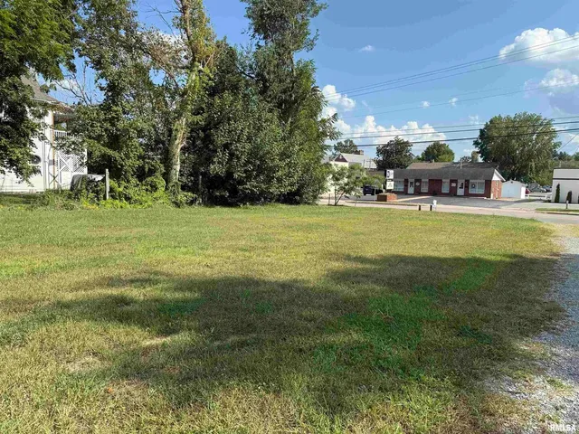 a view of a green yard