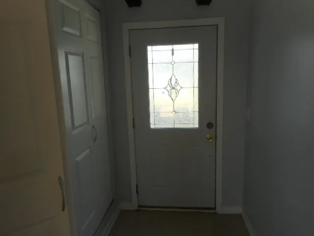 a small space with window