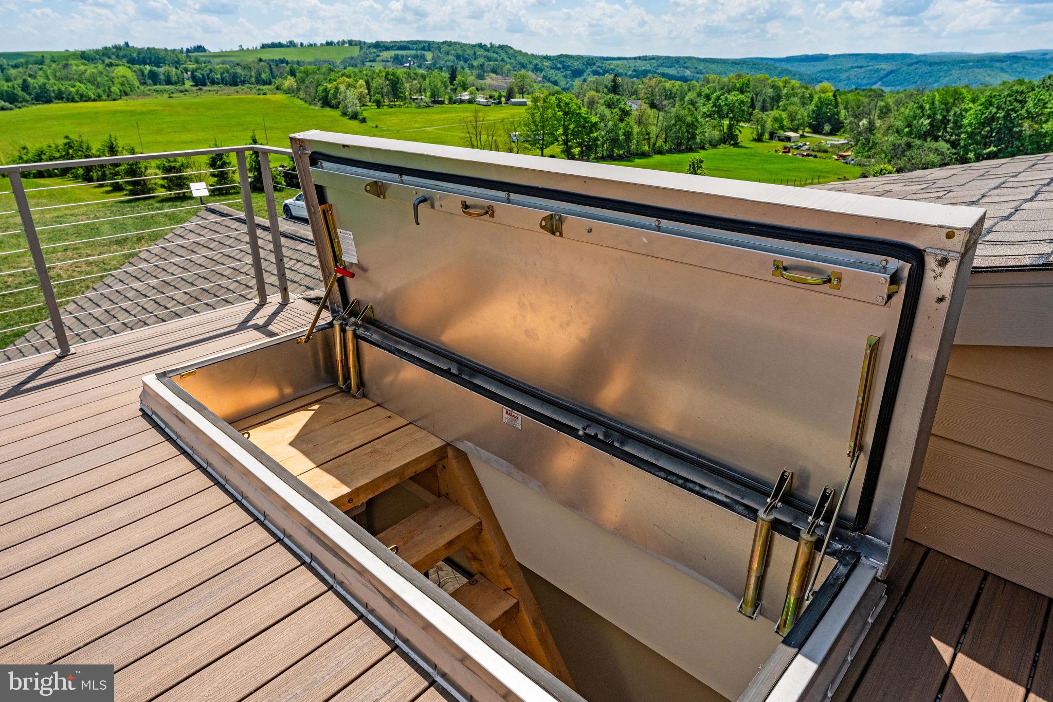 820 Shadyside Road Elk Garden, WV 26717 - Photo 82 of 138 Rooftop Deck with Panoramic Mountain Views