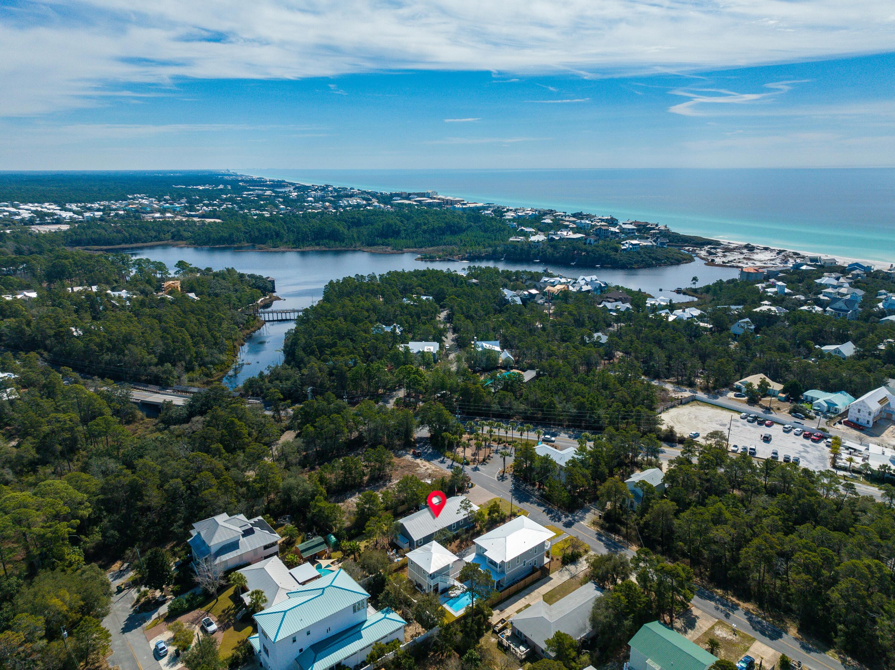 195 Maple Street Santa Rosa Beach, FL 32459 - Photo 28 of 29 an aerial view of multiple house