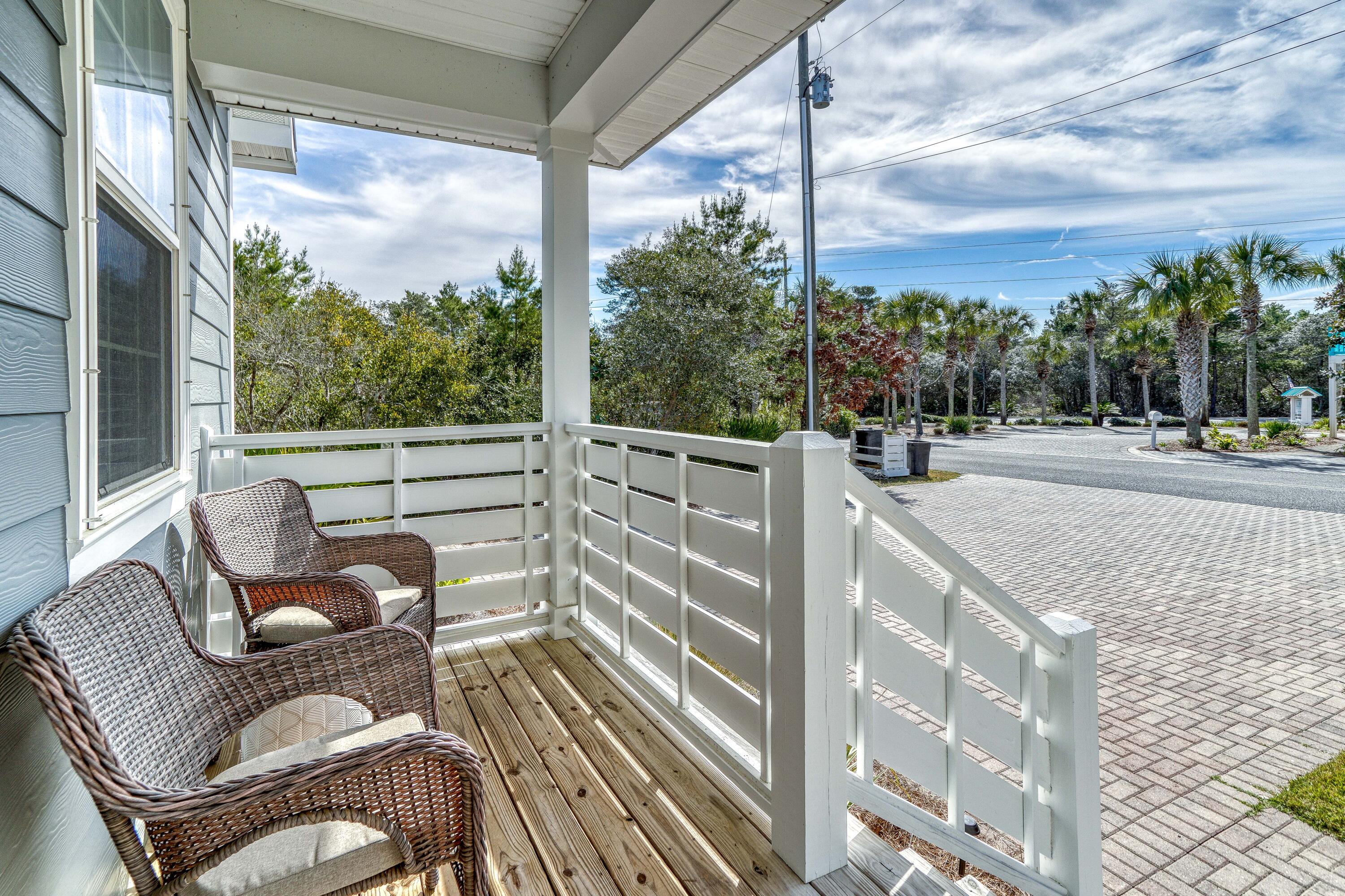 195 Maple Street Santa Rosa Beach, FL 32459 - Photo 4 of 29 a view of balcony with couch