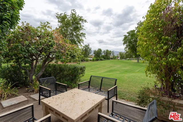 a view of a green field