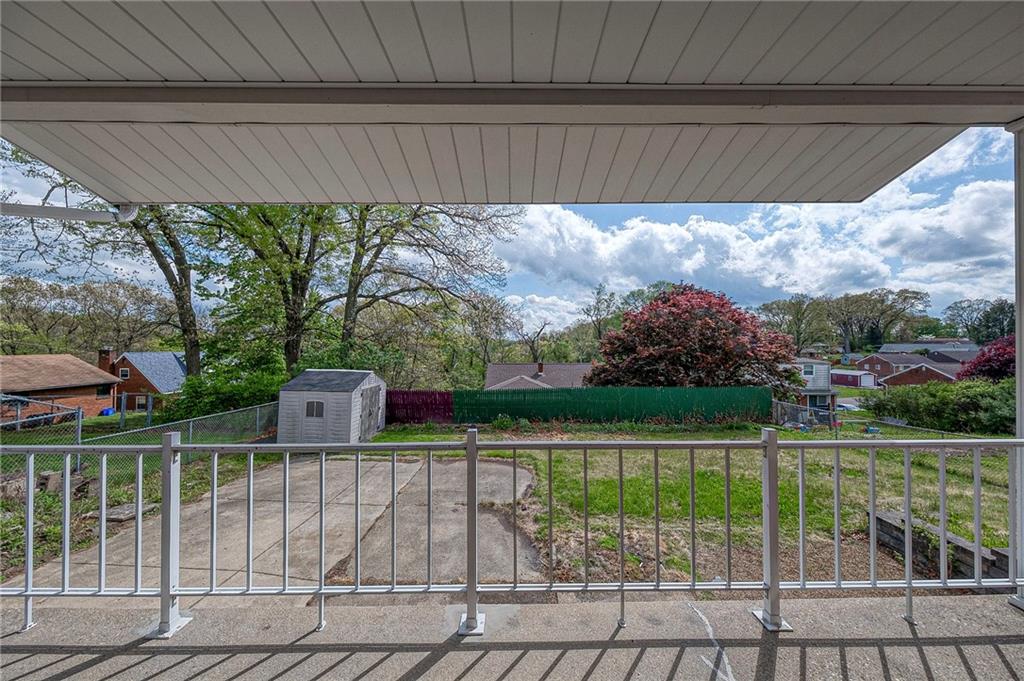 1816 Cardinal Avenue Aliquippa, PA 15001 - Photo 13 of 30 a view of a balcony