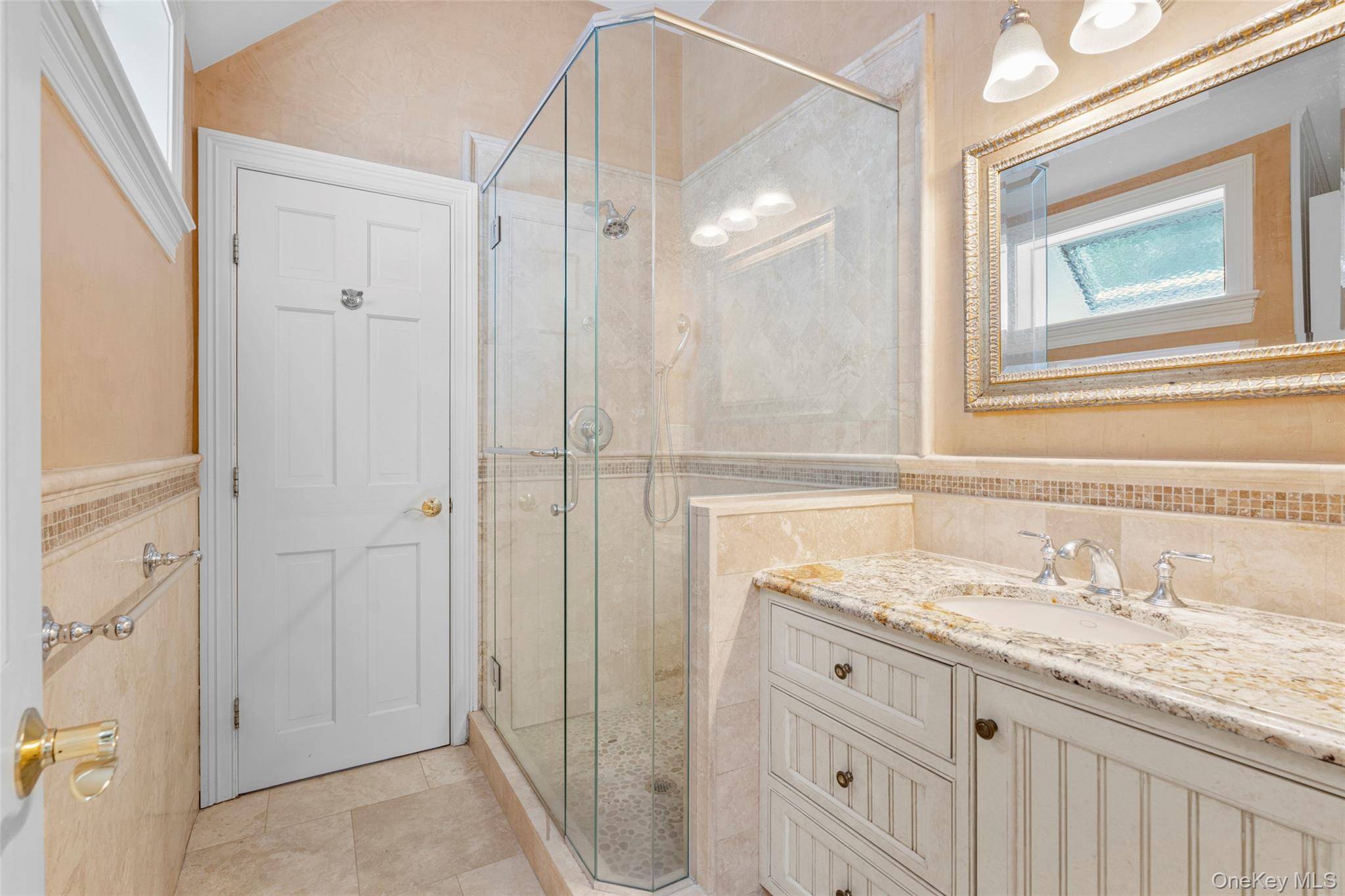 32 Country Road Mamaroneck, NY 10543 - Photo 20 of 35 Large Ensuite Bathroom with radiant heat