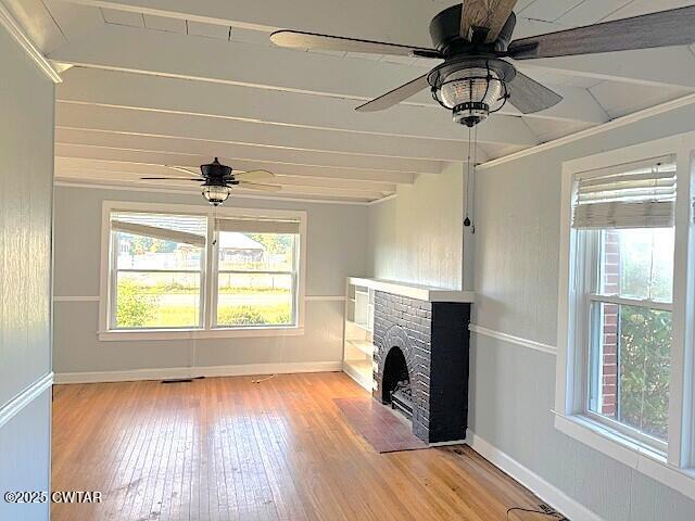 617 King Street Ridgely, TN 38080 - Photo 17 of 23 a view of empty room with wooden floor and fireplace