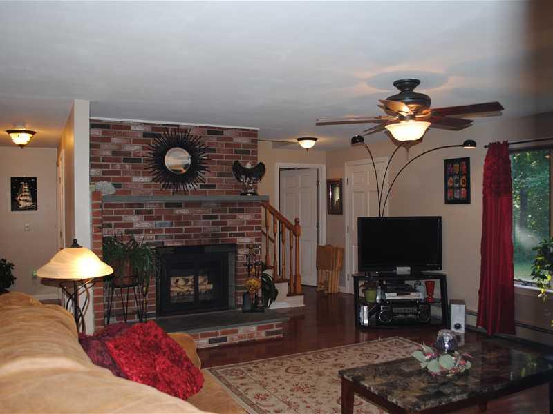 20 Card Mill Road North Berwick, ME 03906 - Photo 8 of 30 Living Room. Lovely brick fireplace...