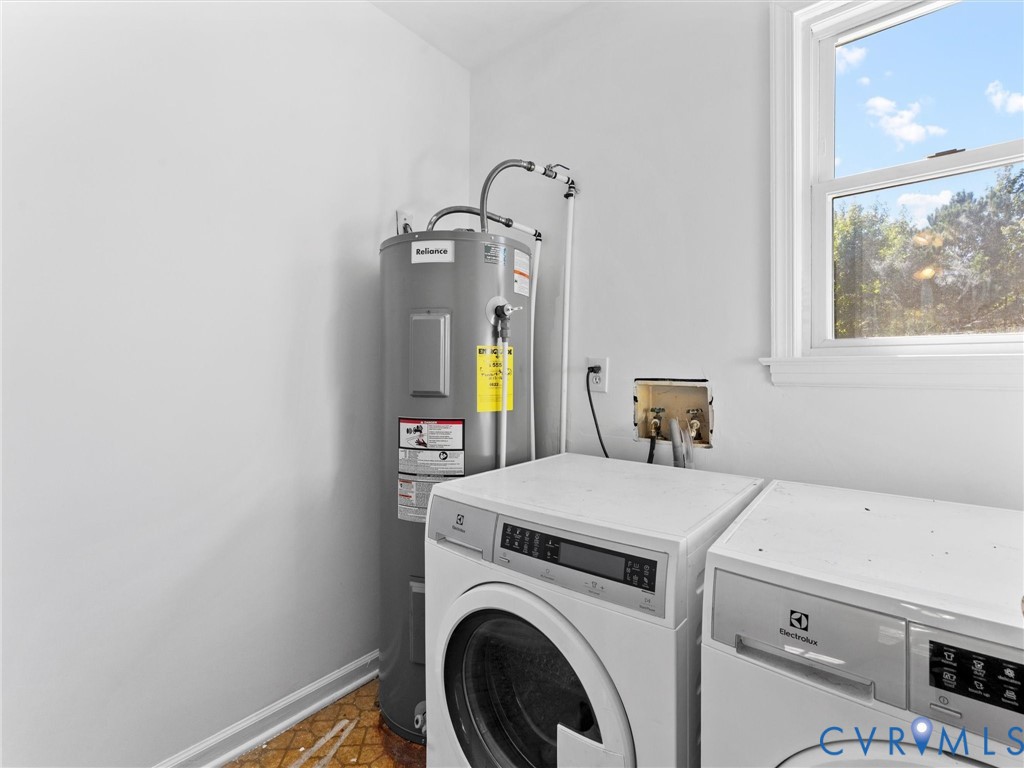 3913 Tavern Road Petersburg, VA 23805 - Photo 13 of 34 a utility room with dryer and washer