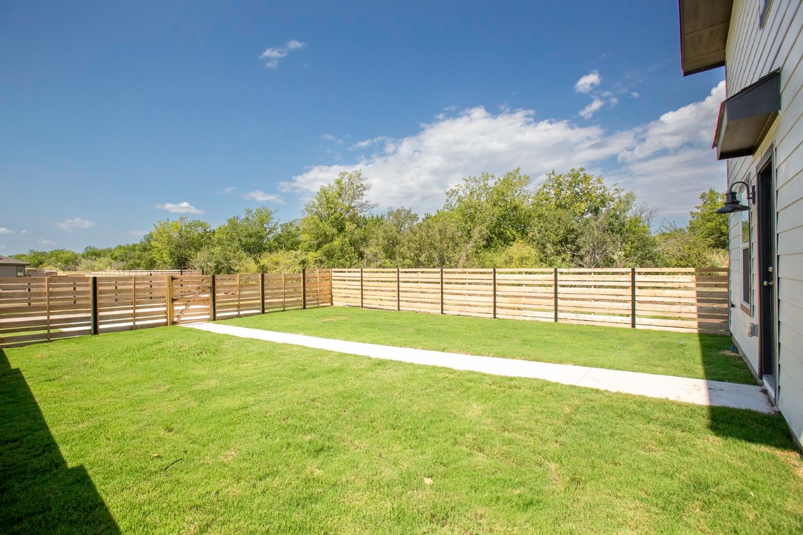 331 Bugbee Kyle, TX 78640 - Photo 20 of 22 a view of a backyard with large trees