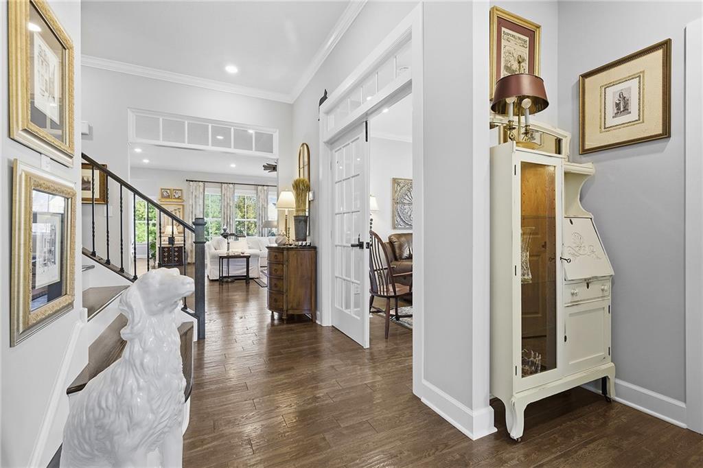 2015 Cherry Road Gibsonia, PA 15044 - Photo 2 of 50 a view of an entryway with workspace and wooden floor
