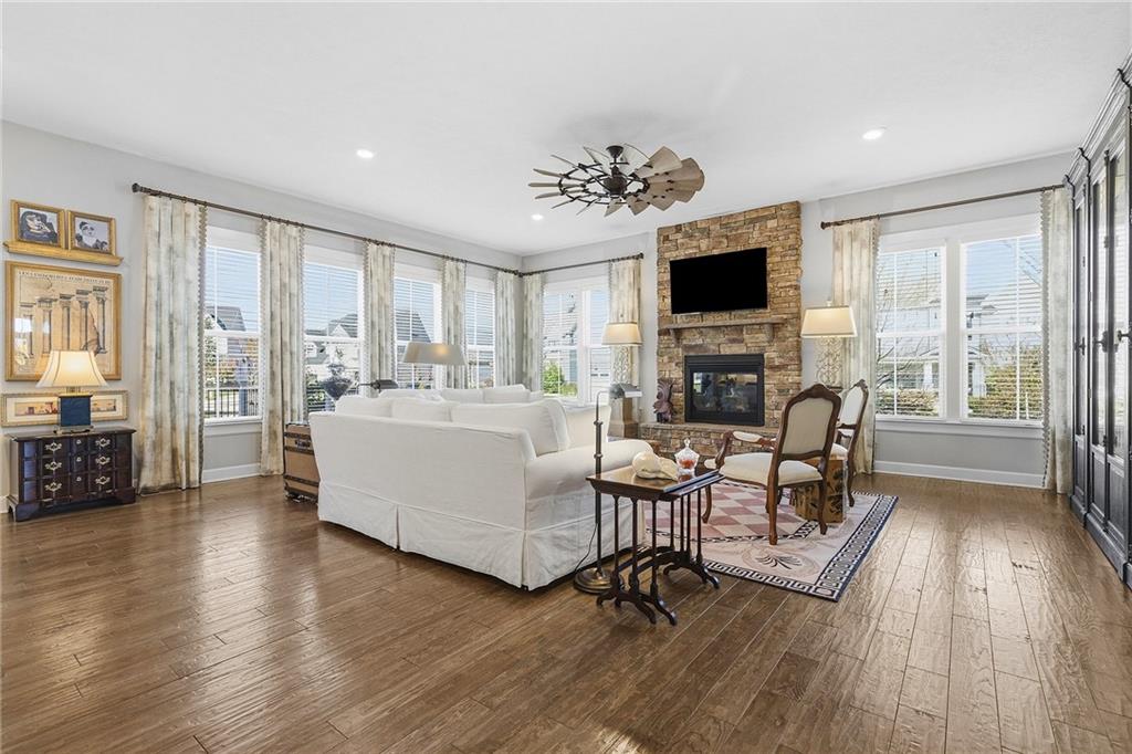 2015 Cherry Road Gibsonia, PA 15044 - Photo 7 of 50 a living room with furniture and a flat screen tv