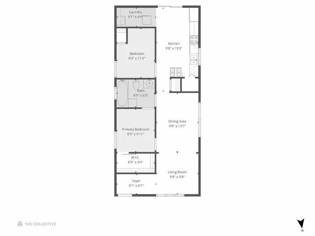 a picture of a bench in a white building