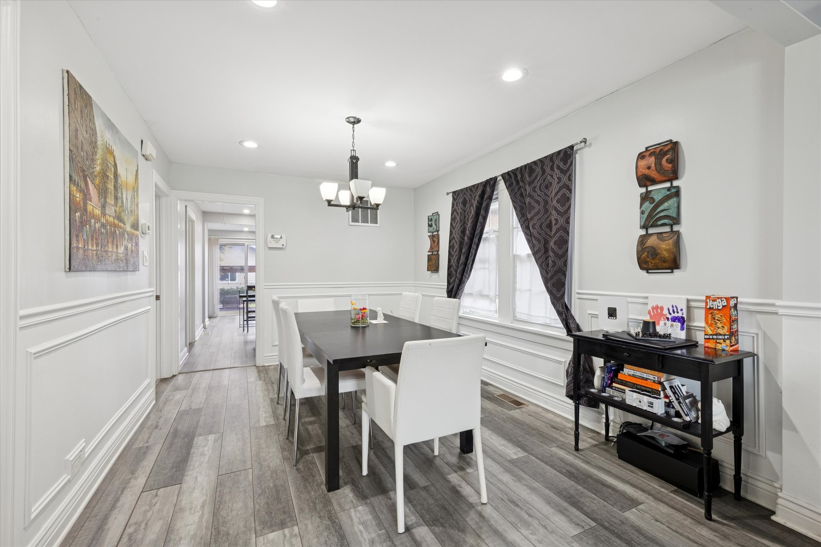 7211 West 58th Place Summit Argo, IL 60501 - Photo 8 of 15 a view of a dining room with furniture window and wooden floor