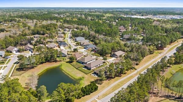 48 Barefoot Cove Freeport, FL 32439 - Photo 59 of 82 an aerial view of residential houses with outdoor space