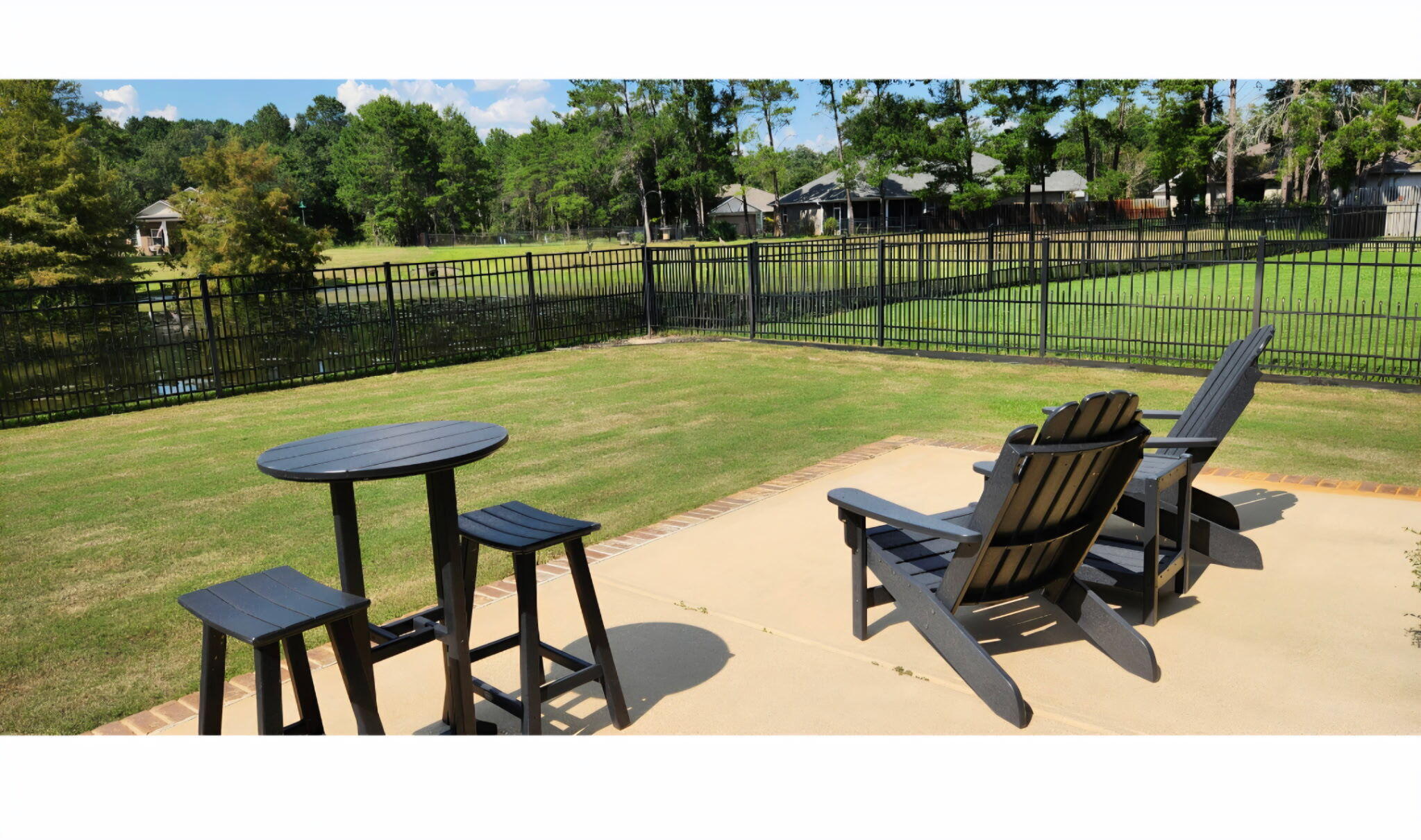 48 Barefoot Cove Freeport, FL 32439 - Photo 10 of 82 a swimming pool with outdoor seating and garden
