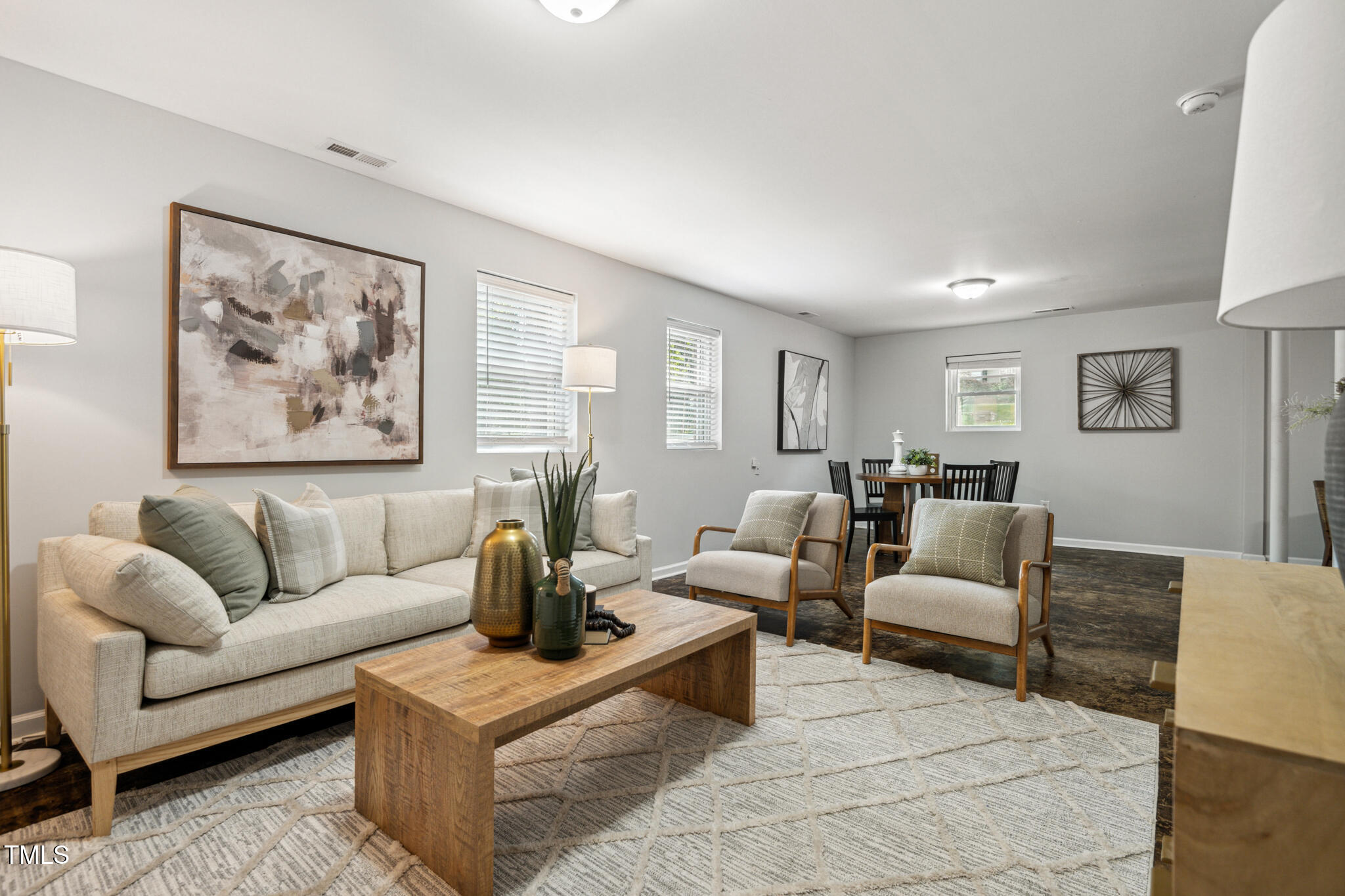 205 Northfield Drive Raleigh, NC 27609 - Photo 64 of 87 a living room with furniture and a couch