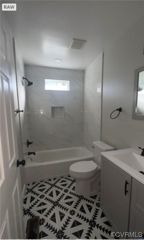 809 St James Street Petersburg, VA 23803 - Photo 9 of 9 a bathroom with a sink toilet and shower