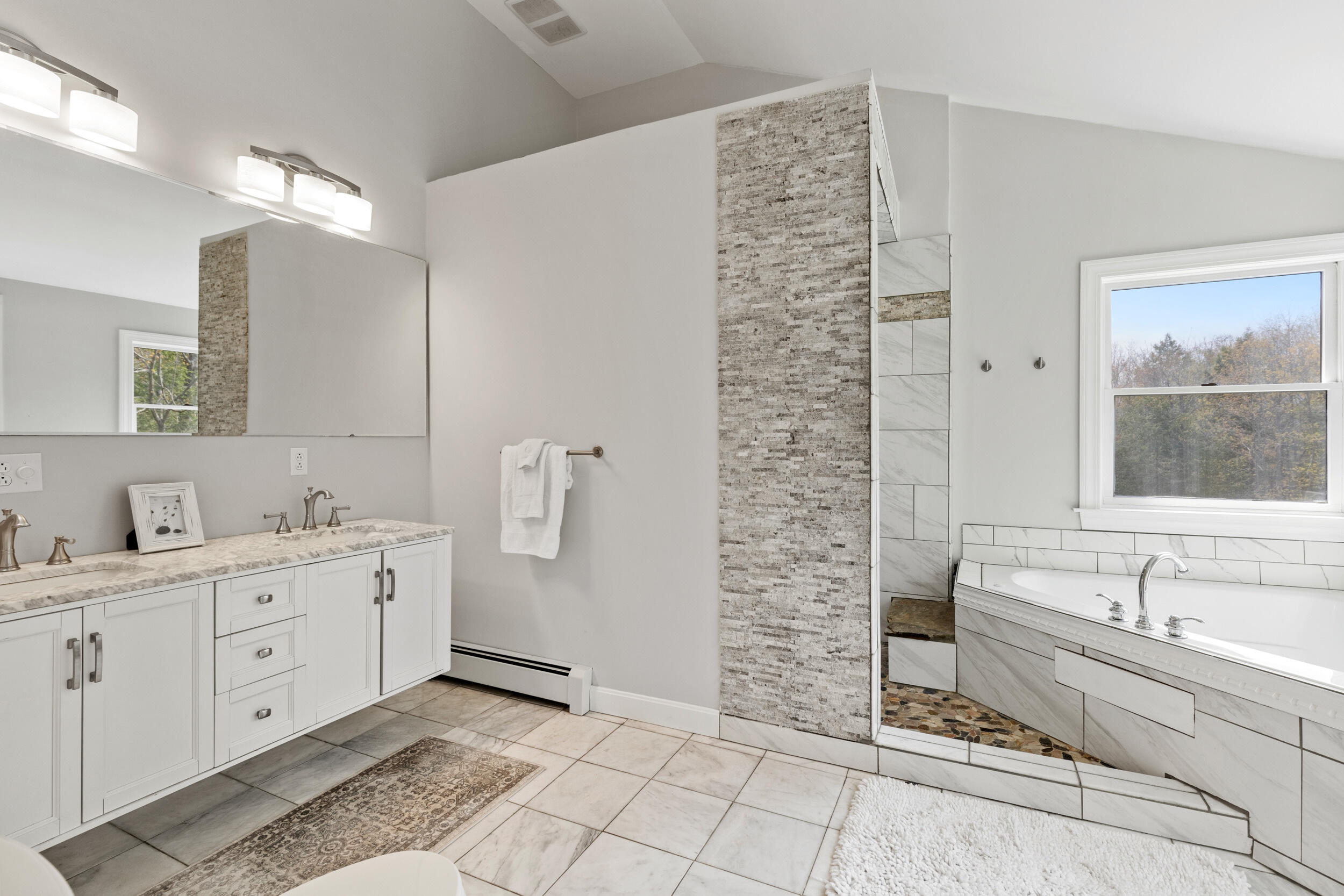 319 Harris Road Cumberland Center, ME 04021 - Photo 19 of 47 Ensuite-bath-double-vanity