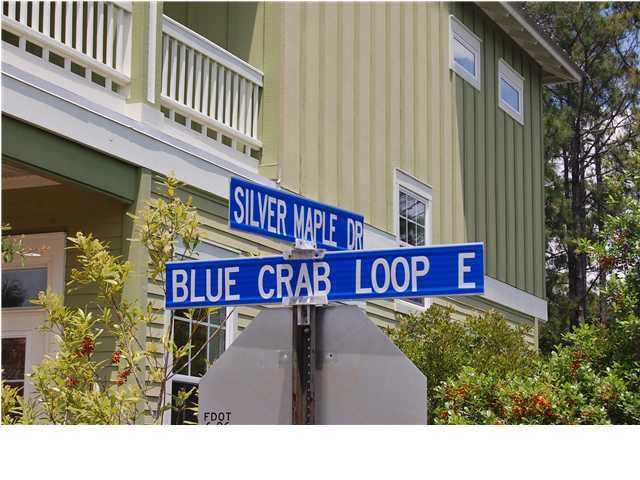 Lot 23 Blue Crab Loop Inlet Beach Inlet Beach, FL 32461 - Photo 1 of 11 a street sign on a pole on a street