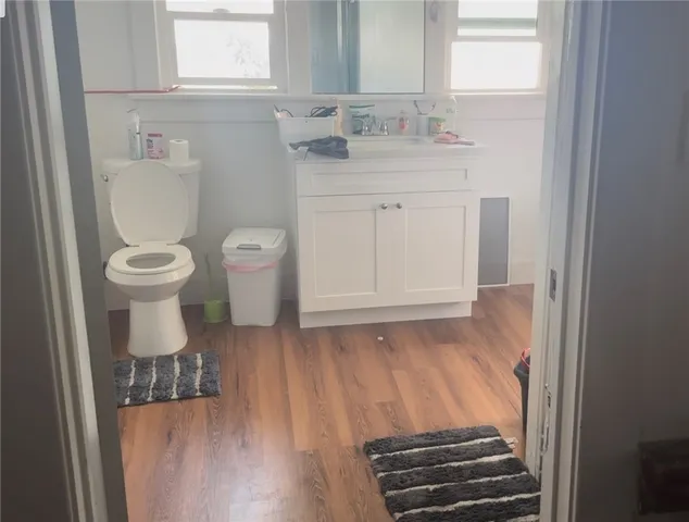 a bathroom with a sink and a toilet